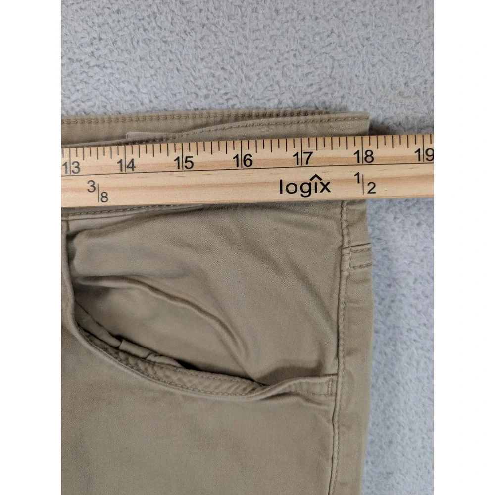 Mavi Zach Straight Leg Pants Mens 36x34 Tan Khaki Cotton Blend Stretch Casual